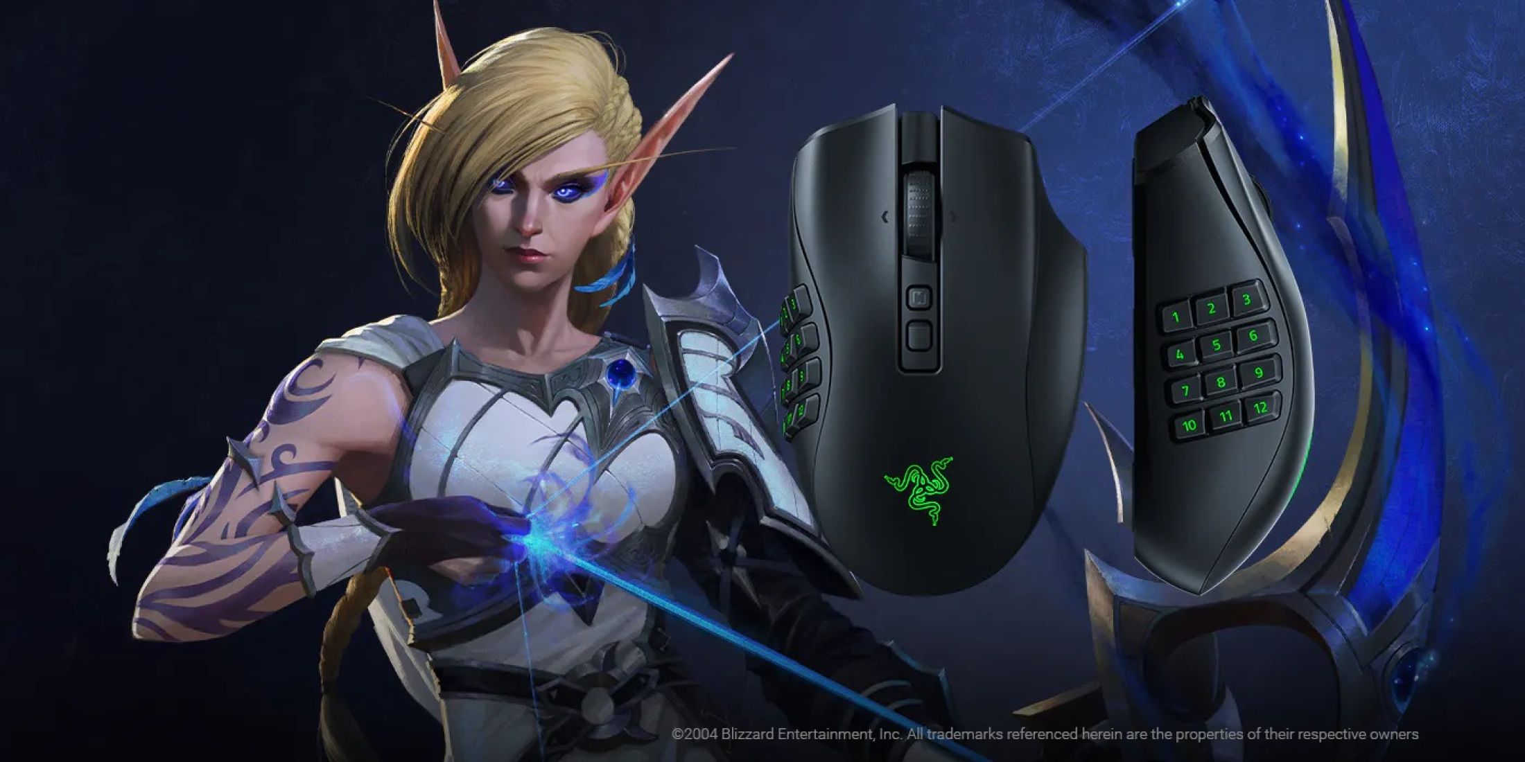 world of warcraft razer collaboration alleria naga v2 pro