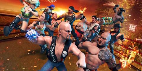 WWE 2K Battlegrounds promotional art