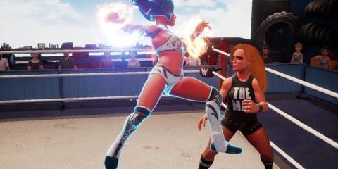 Sasha Banks and Becky Lynch in WWE 2K Battlegrounds