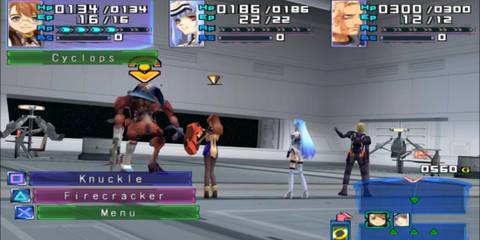 Xenosaga Episode 1: Der Wille Zur Macht combat against a Gnosis