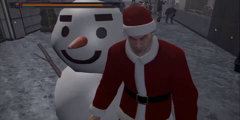 yakuza 5 snowman threatening