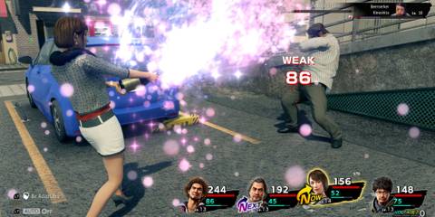 Yakuza Like A Dragon combat