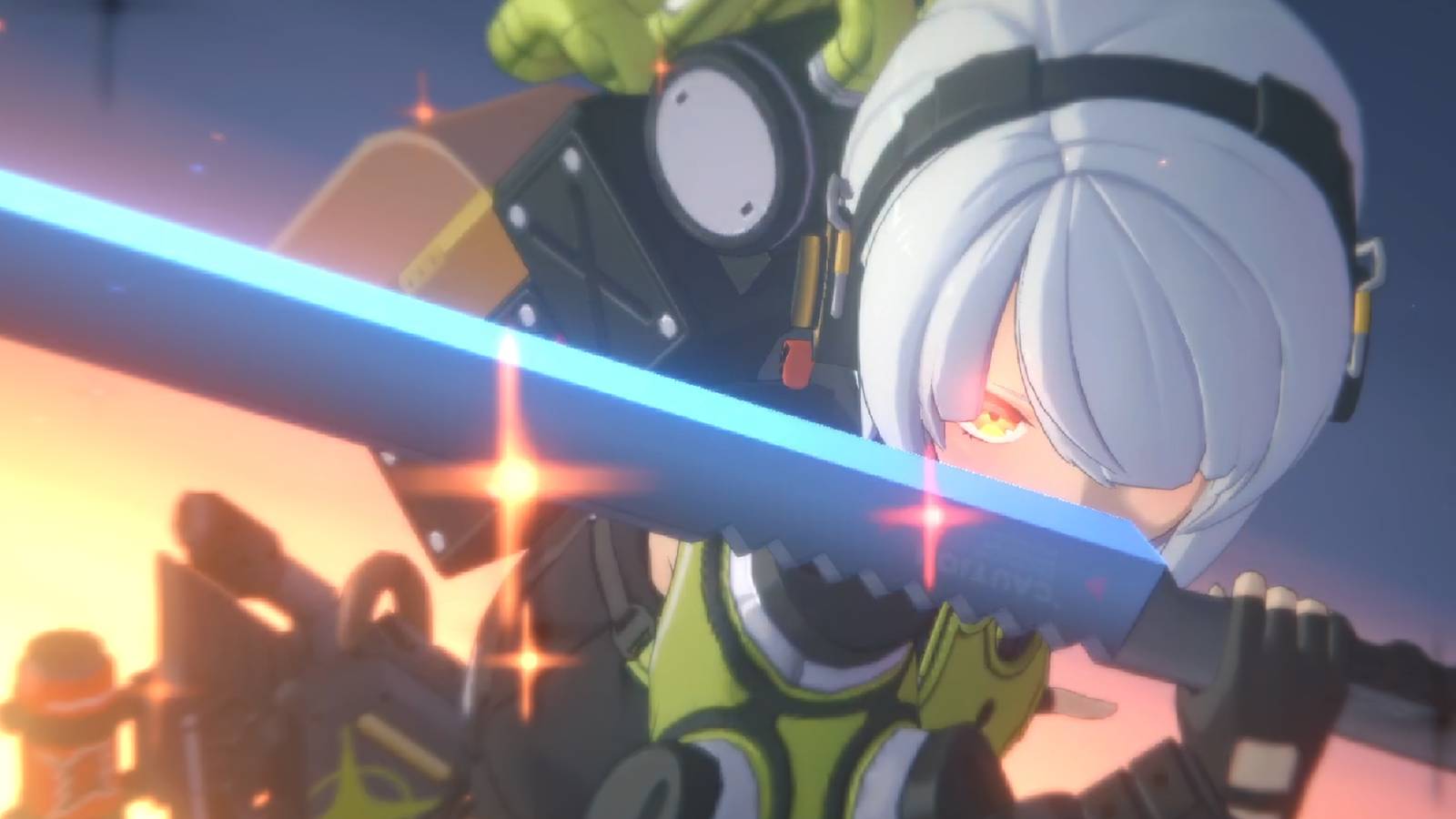 A screenshot from Zenless Zone Zero showing Anby using her Ultimate.