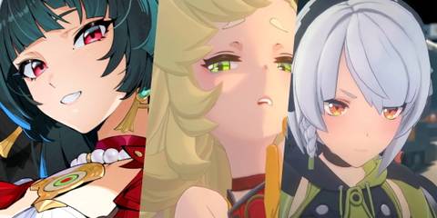 A collage from Zenless Zone Zero showing Astra Yao, Piper, Anby