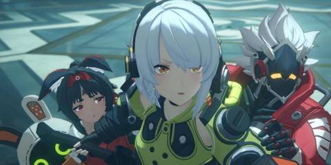 A screenshot of Zenless Zone Zero's Cunning Hares from an in-game cutscene.