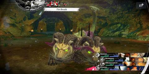 A Chimenza Using Fire Breath 