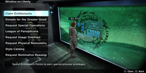 The Player Interacting With The Window Of Liberty 