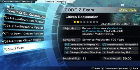 The CODE Level 2 Exam Operation 