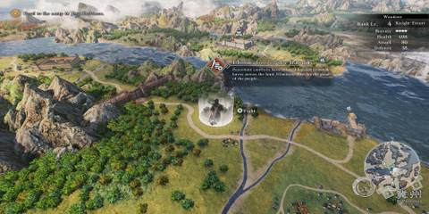 The Player Standing At A Skrimish 