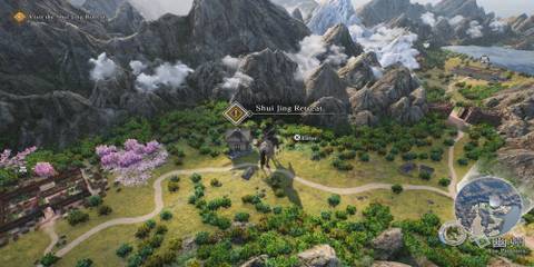 The Player Standing By Shui Jing Retreat 