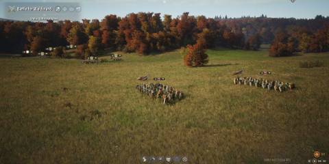 Soldiers Charging Into a Manor Lords Battle