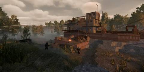 A Large Scale PvP Fight in Stalcraft: X