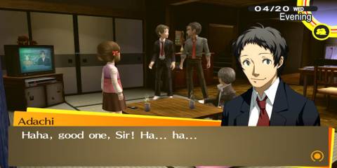 Adachi Meeting Yu and Nanako