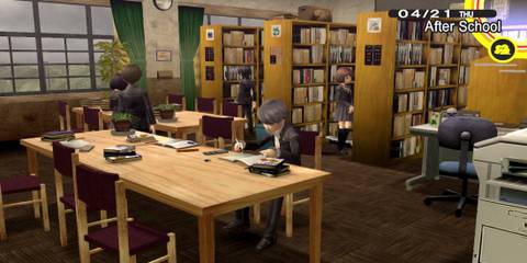 The Player Studying At The Library 