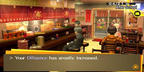 The Player Eating At Aiya And Raising His Diligence