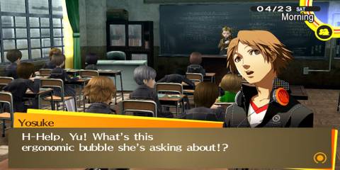 Yosuke Asking For Help In Class