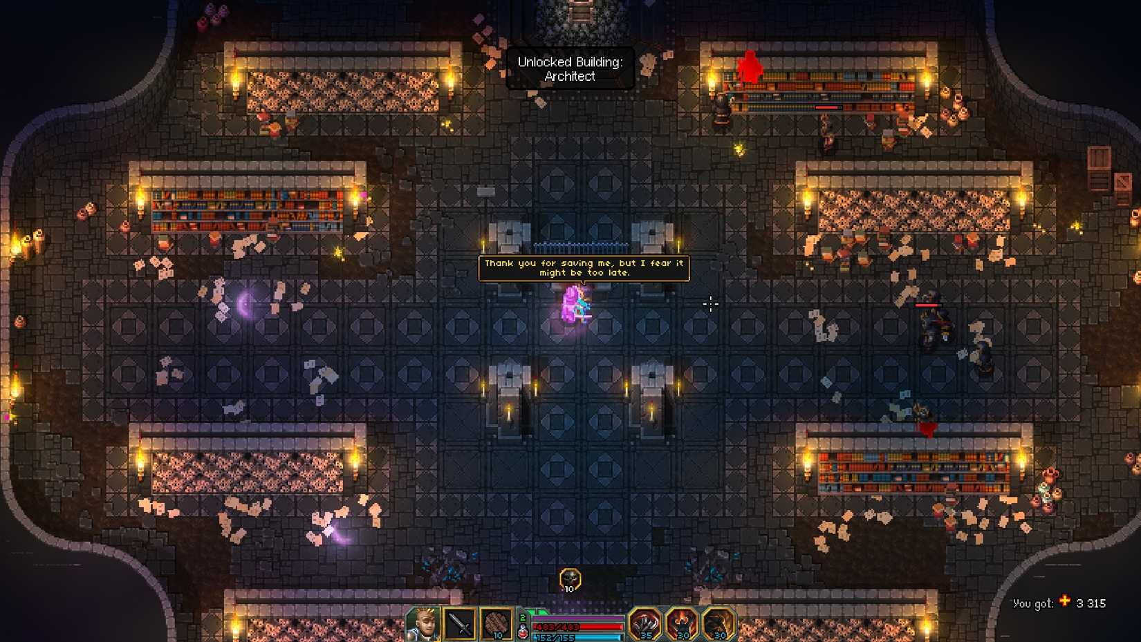 The Architect in Heroes of Hammerwatch 2