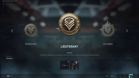 The Ranked rewards track in Delta Force