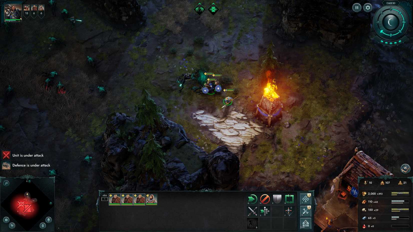 A Fire Sconce in Age of Darkness