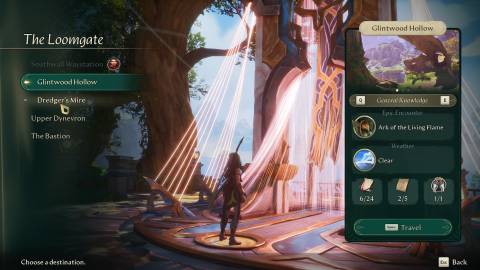 Fast traveling in Eternal Strands