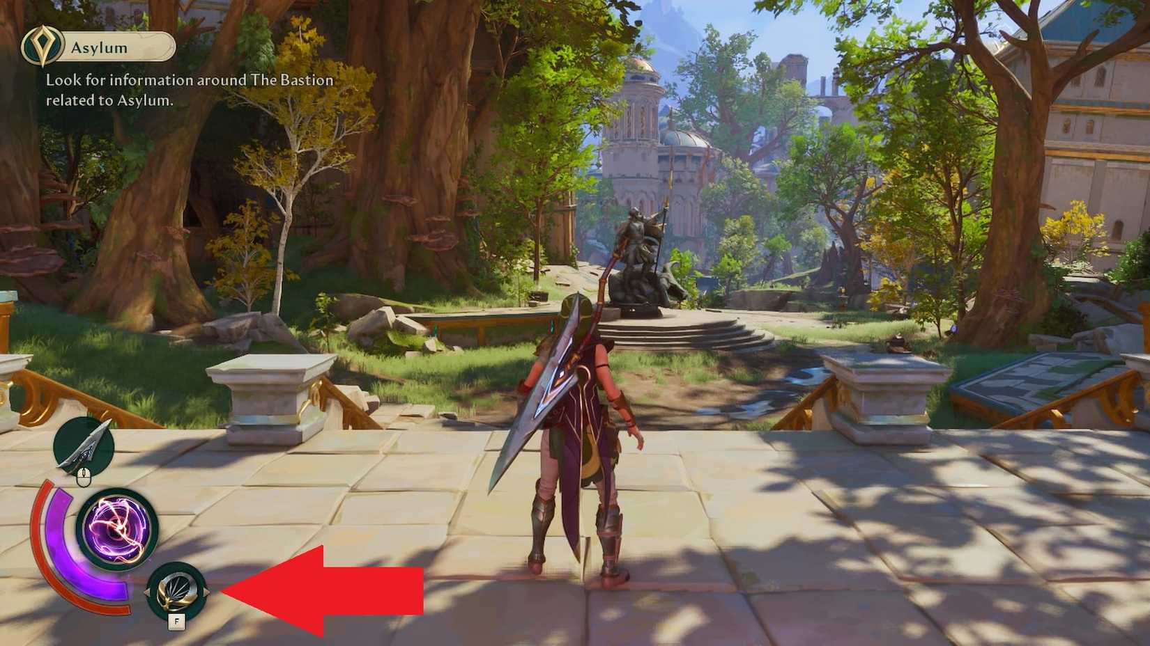 Loomshard in the consumables slot in Eternal Strands