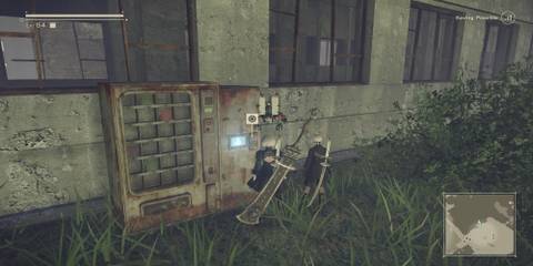 The Player Standing Near An Access Point