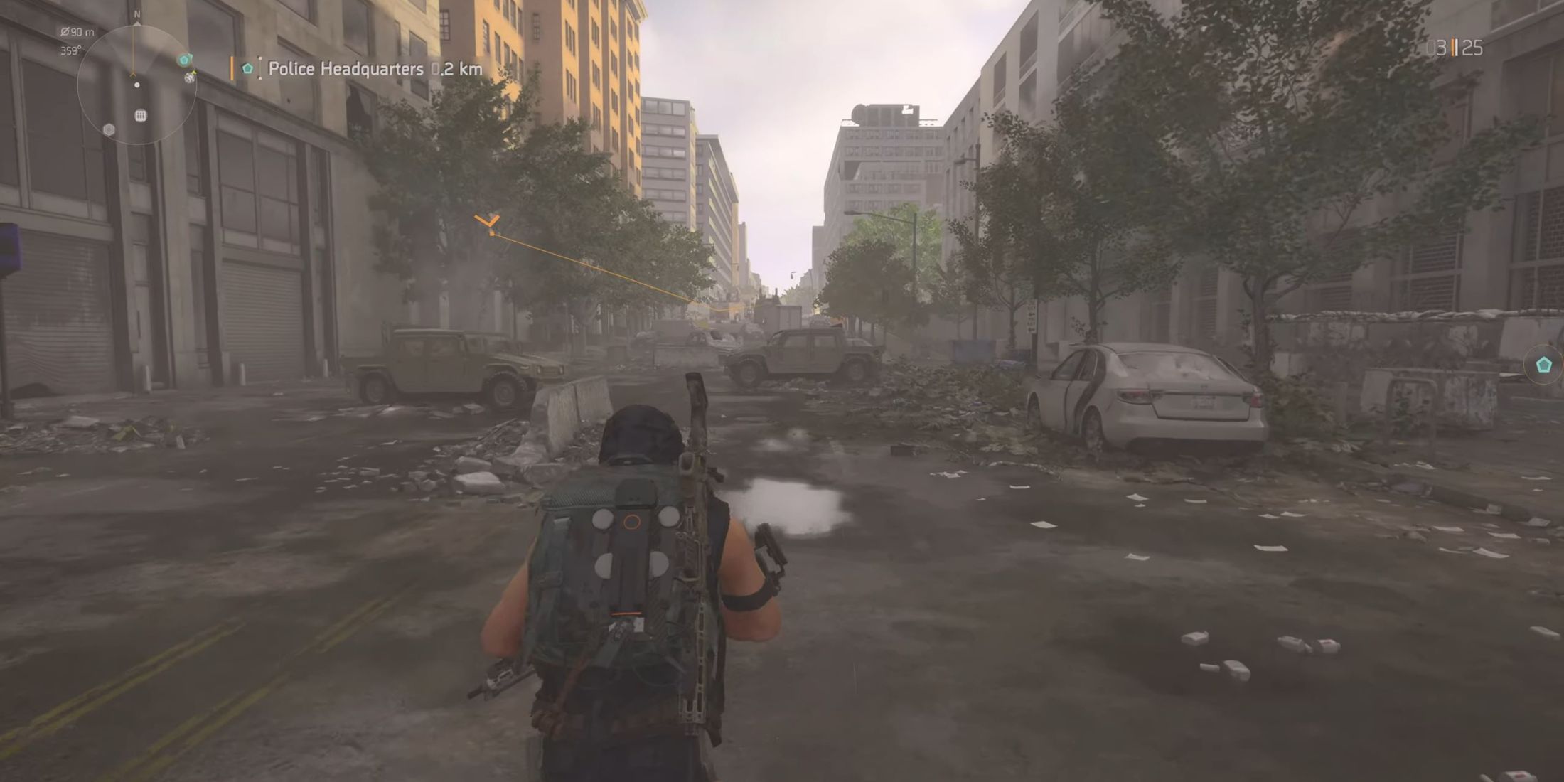 Walking Through The Streets of Washington, D.C. In Tom Clancy's The Division 2