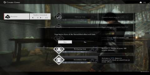 The Player Canceling The Eyes of the Sacred Bird Effect