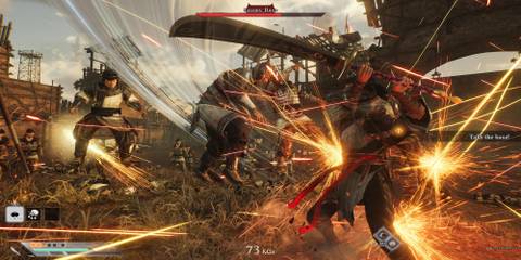 The Player Defeating An Officer