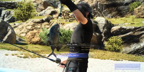 Noctis Catching A Fish