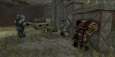 Hostages Facing a Wall in Stalcraft: X