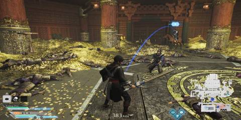 The Blue Line Connecting The Wanderer & Their Companion