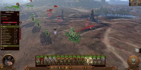 A Large Greenskins Battle in Total War: Warhammer 3