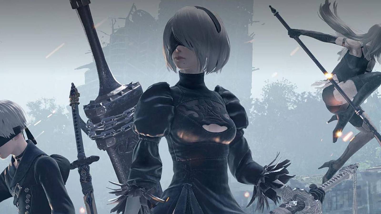 The NieR: Automata Cover Image With Each Character