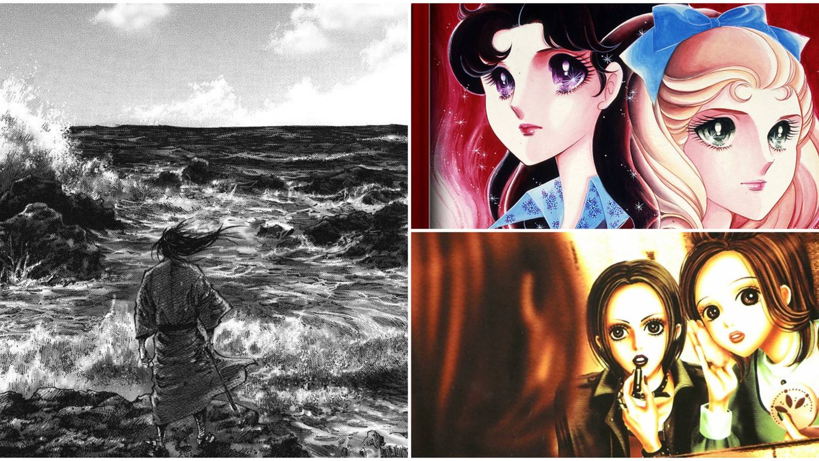 Indefinite Hiatus Manga- Vagabond Glass Mask Nana