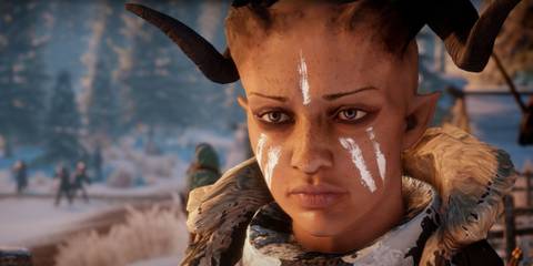 A Female Qunari with a Heart in Dragon Age