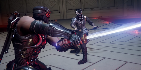 A Key Frame From The Ninja Gaiden 4 Reveal Trailer Revealing Ryu Hyabusa & Yakumo Duelling