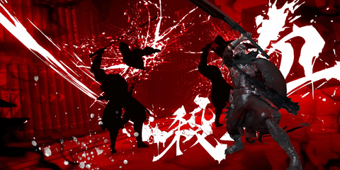 A Key Frame From The Ninja Gaiden 4 Reveal Trailer Revealing Yakumo Slicing Enemies With An Anime-Inspired Takedown