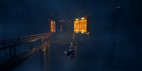 A Key Frame From The Ninja Gaiden 4 Reveal Trailer Revealing Yakumo Utilizing A Grapple Hook Device