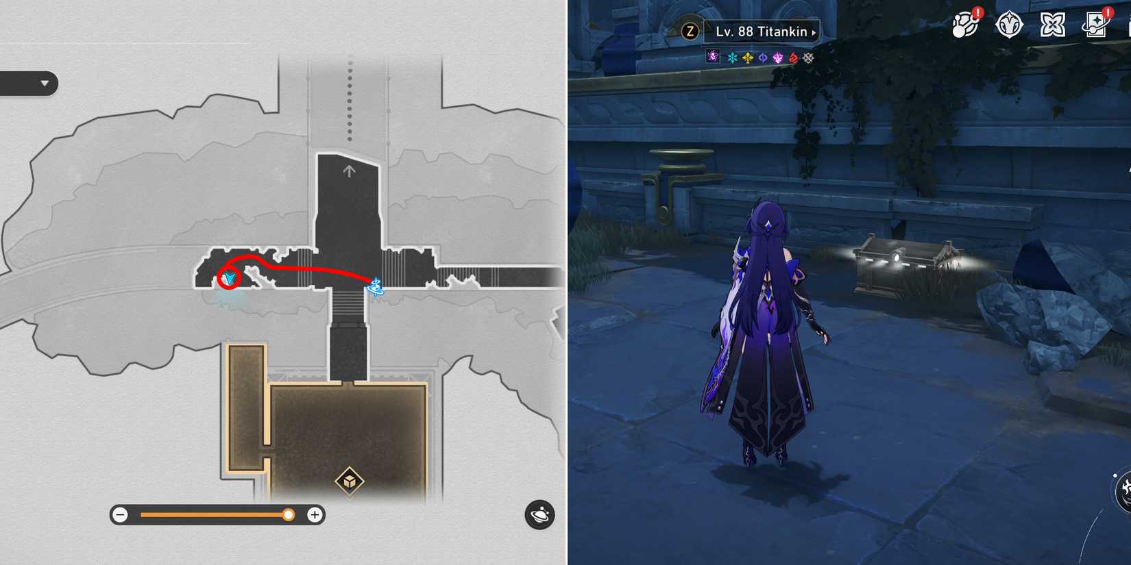 abyss of fate janusopolis treasure chest location 11 in honkai star rail