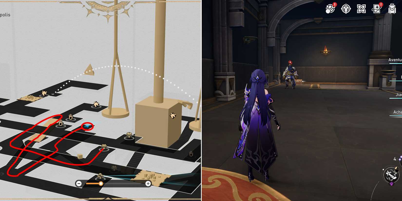 abyss of fate janusopolis treasure chest location 15 in honkai star rail