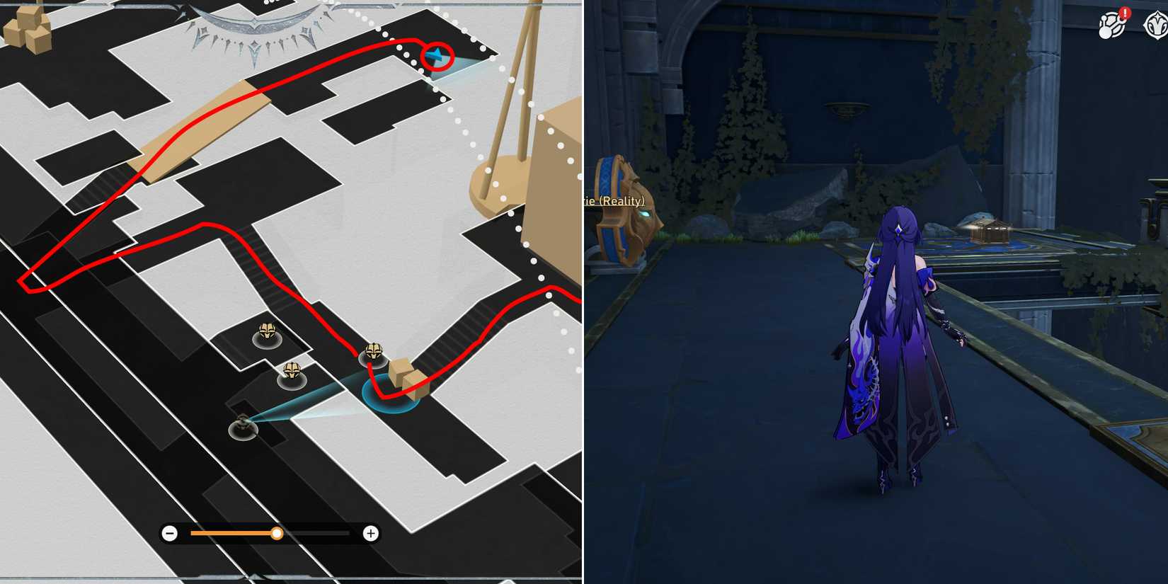 abyss of fate janusopolis treasure chest location 17 in honkai star rail