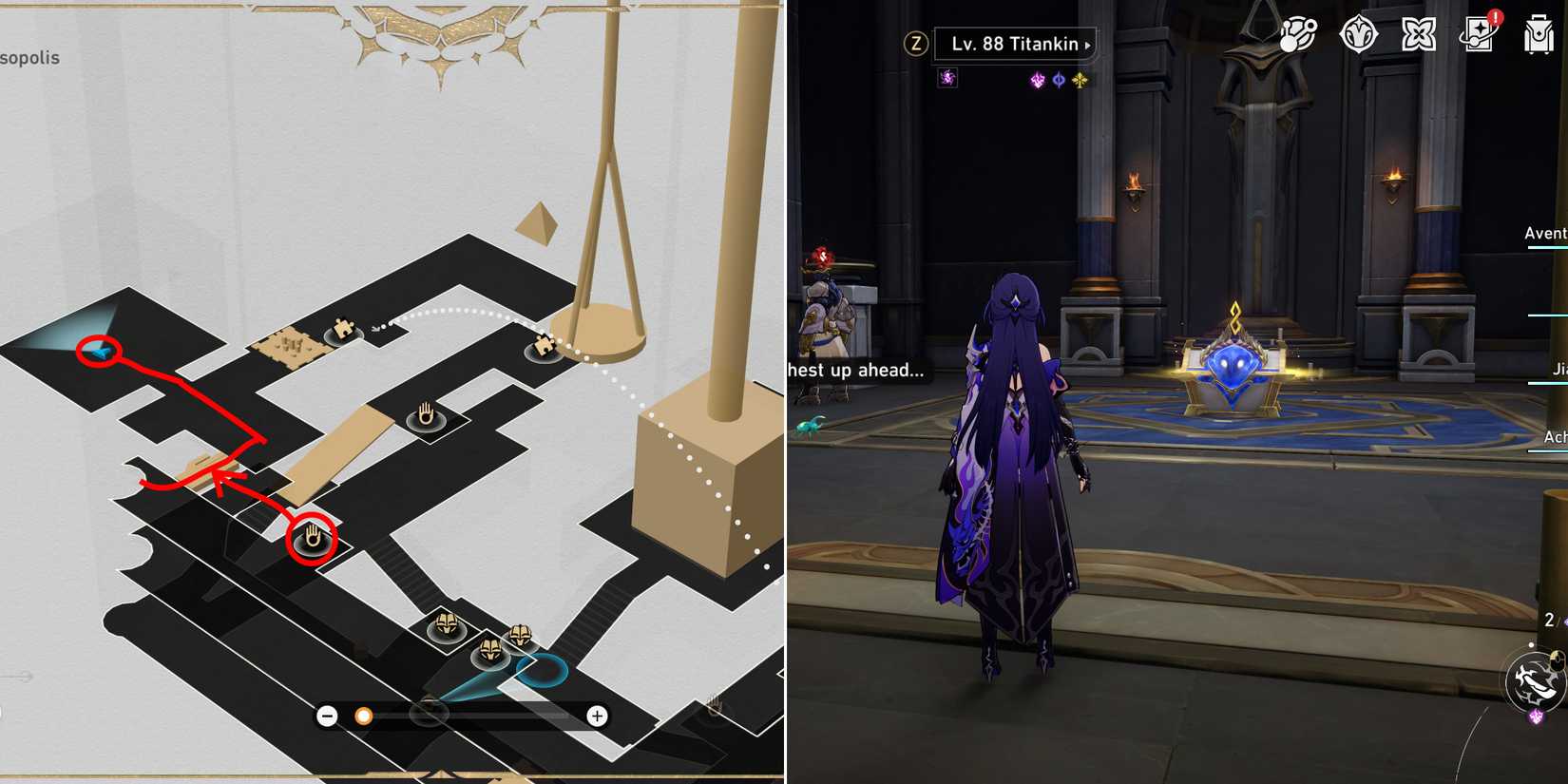 abyss of fate janusopolis treasure chest location 19 in honkai star rail