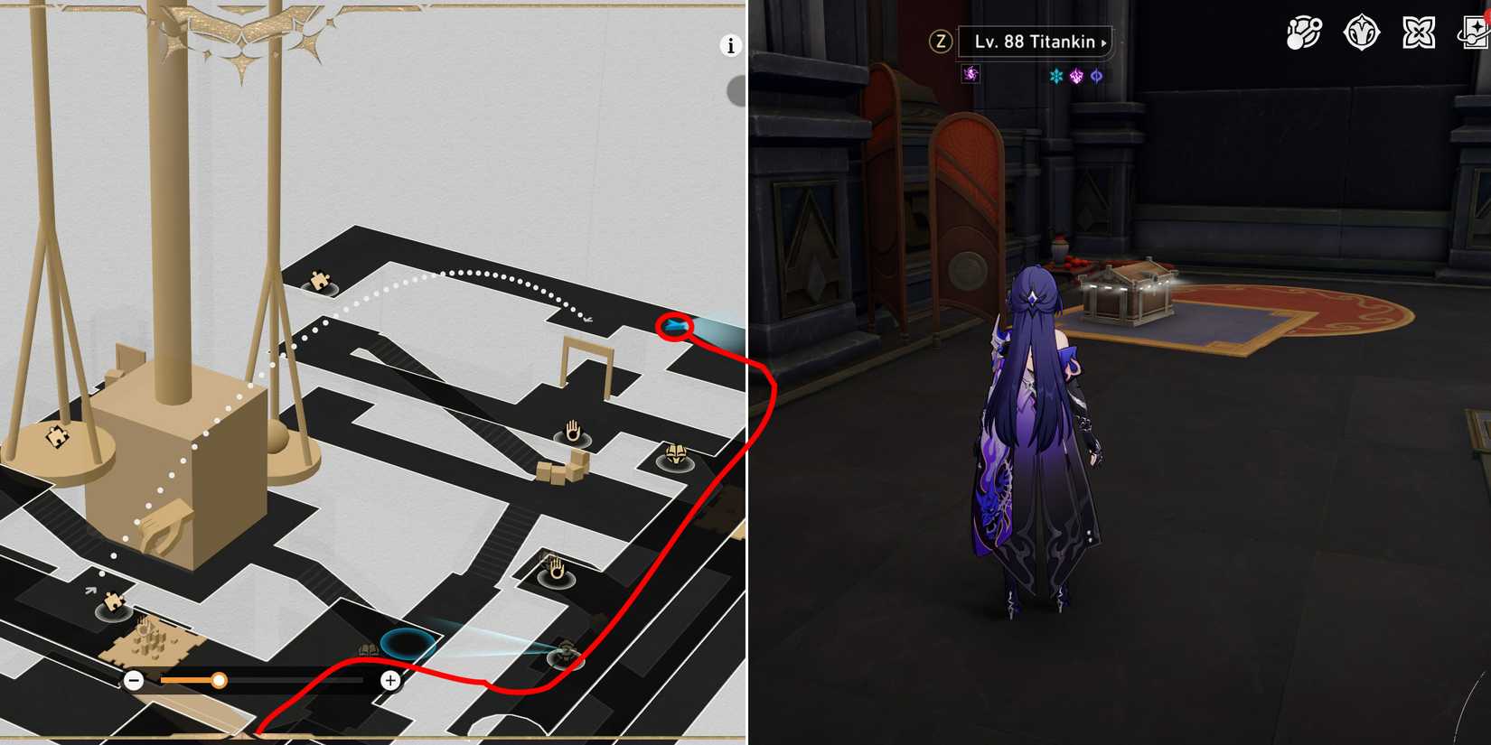 abyss of fate janusopolis treasure chest location 20 in honkai star rail