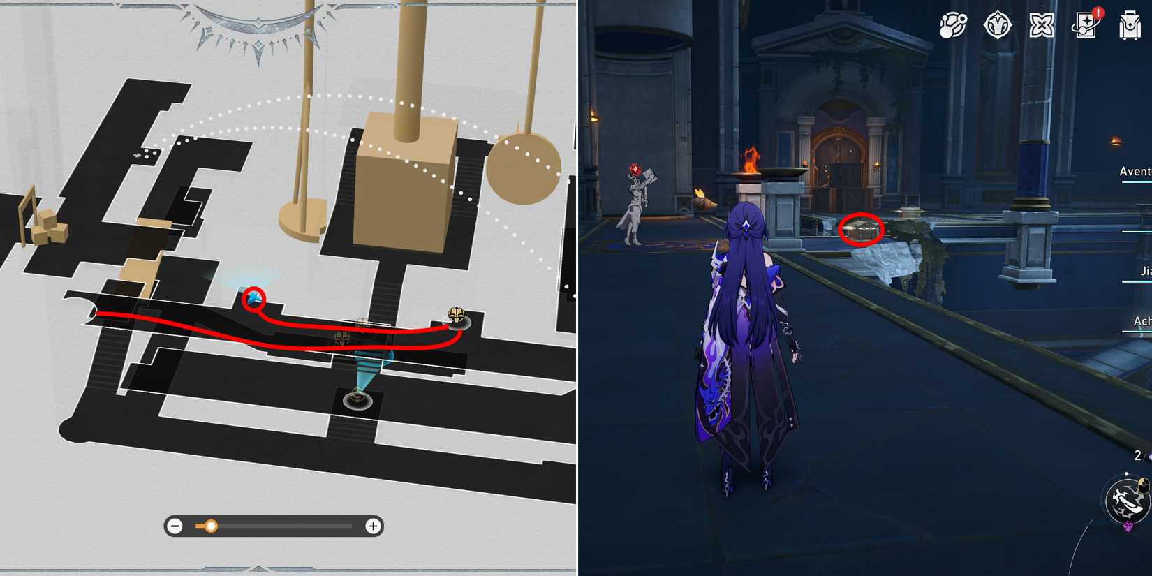 abyss of fate janusopolis treasure chest location 23 in honkai star rail