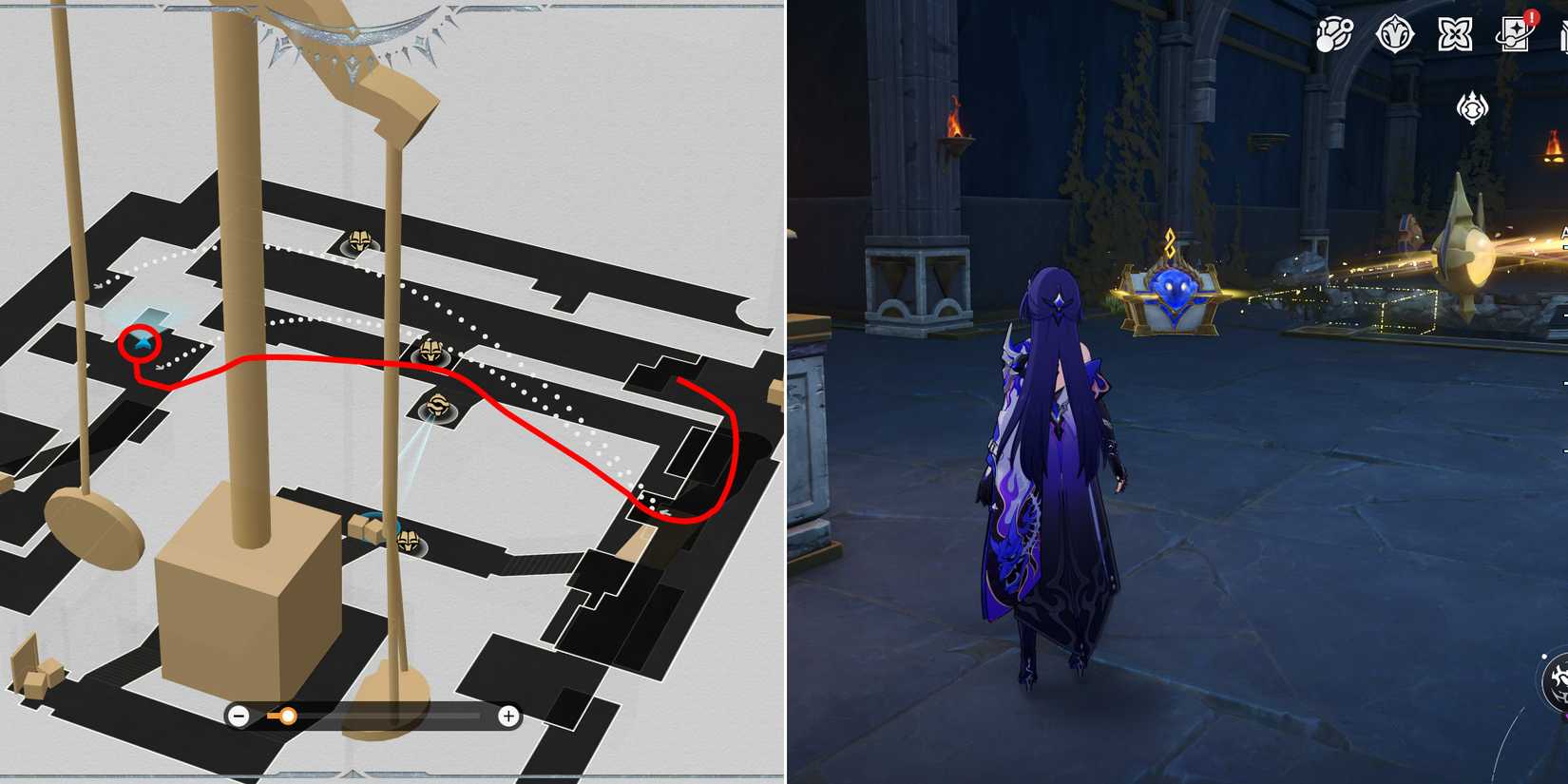 abyss of fate janusopolis treasure chest location 25 in honkai star rail