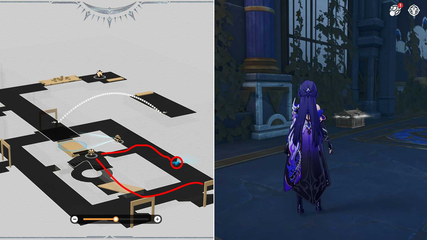 abyss of fate janusopolis treasure chest location 3 in honkai star rail