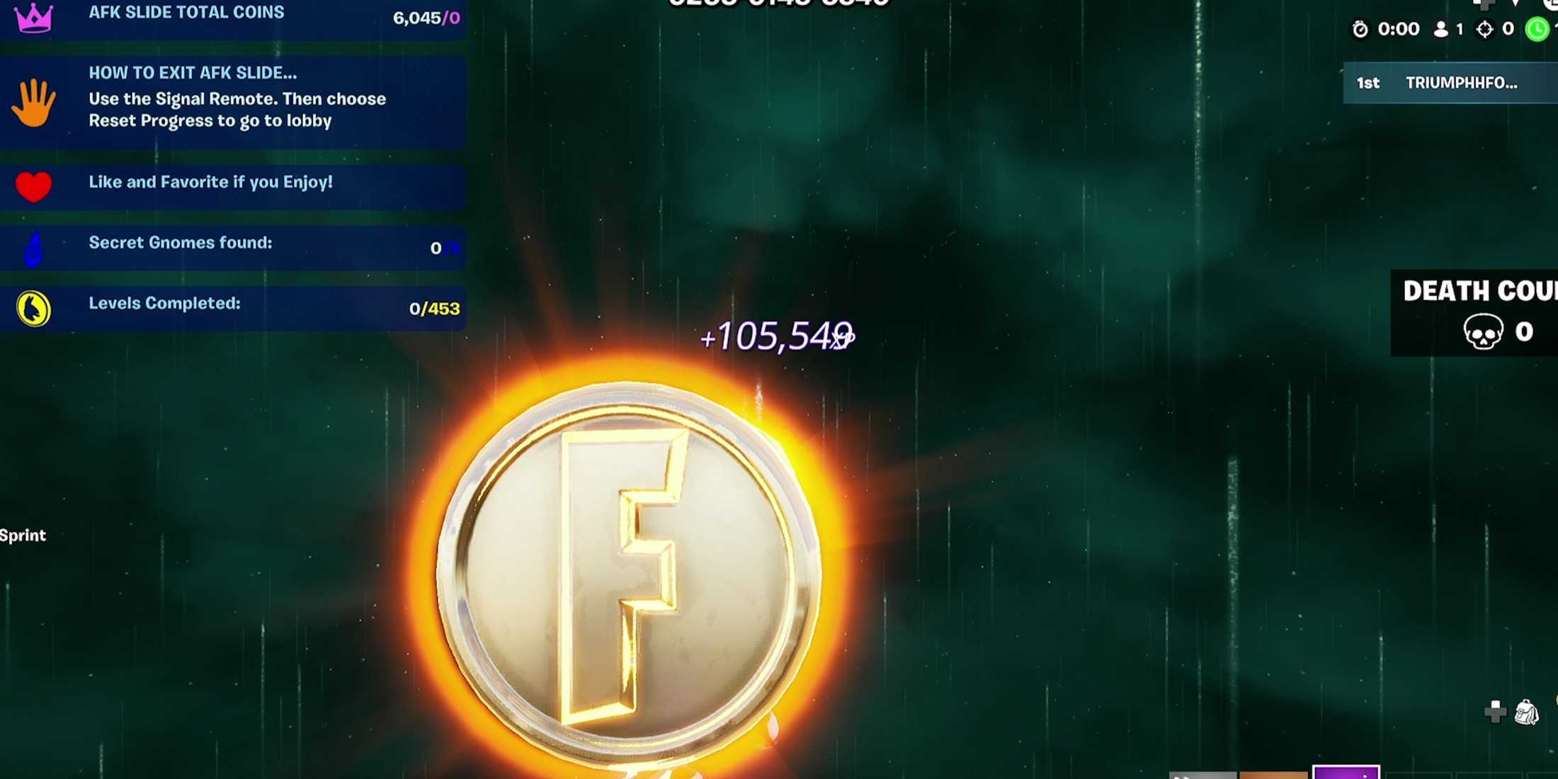 afk slide 6k coins