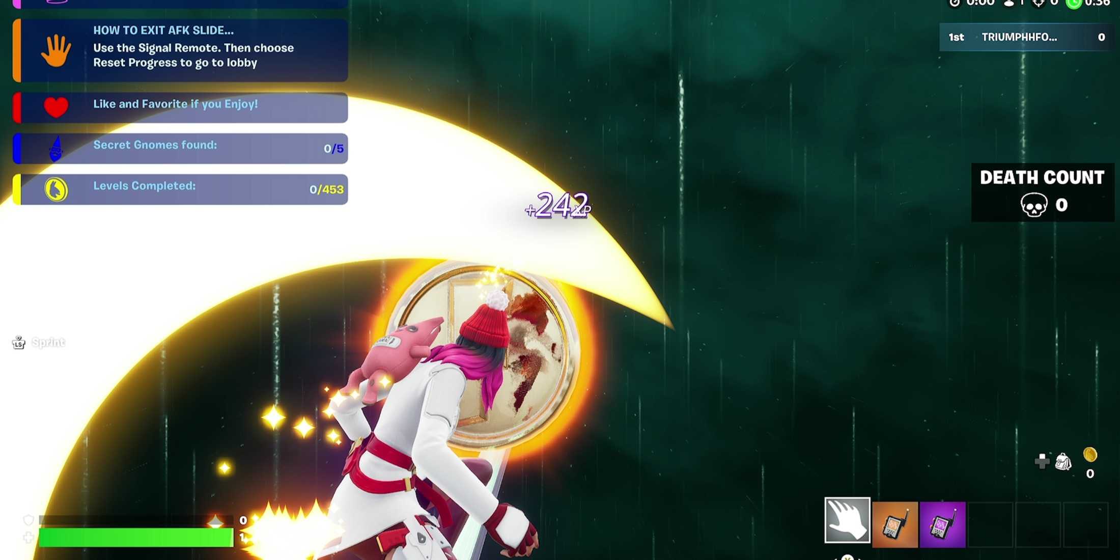 afk slide coins xp fortnite