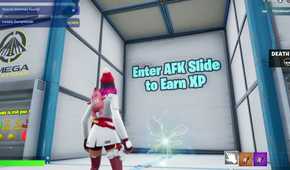 afk slide fortnite xp